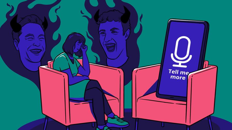 Illustratie mental health diagnoses- Big Tech