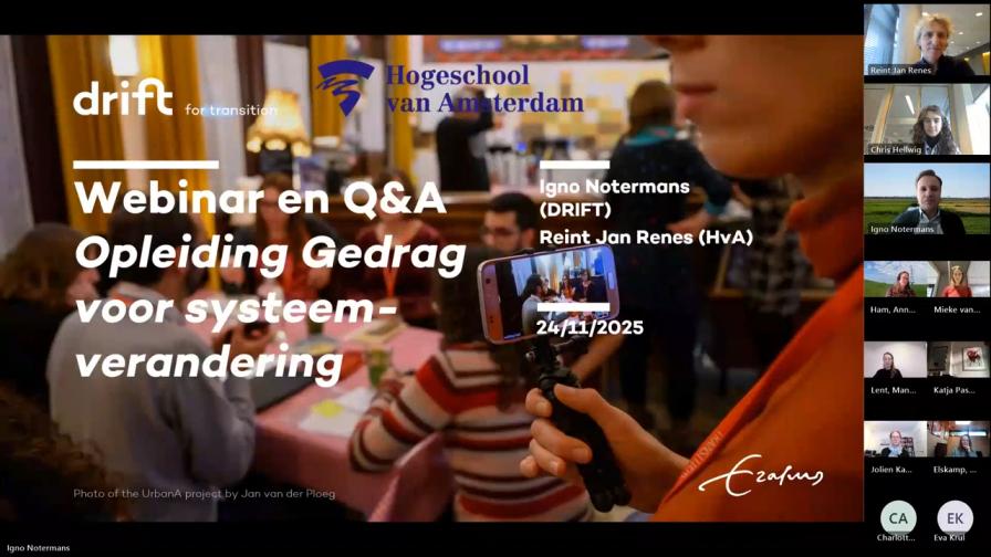 webinar cursus