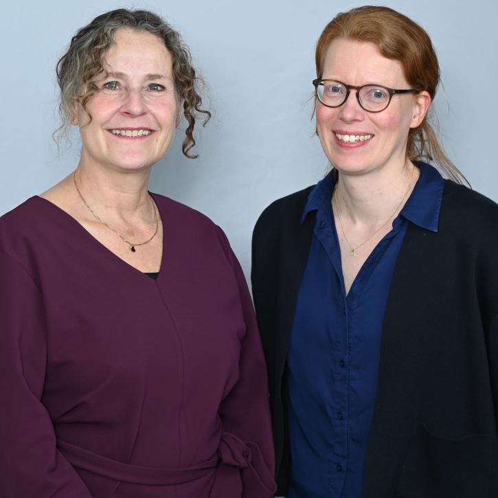 portret van Tessa en Ingeborg