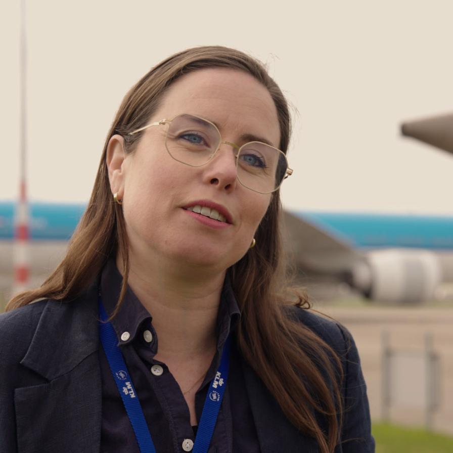 Robin is een student en medewerker KLM