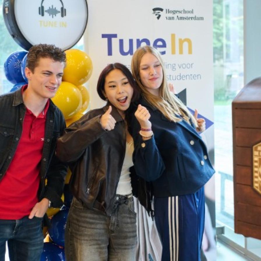 Studenten van Tune in programma voor photo booth