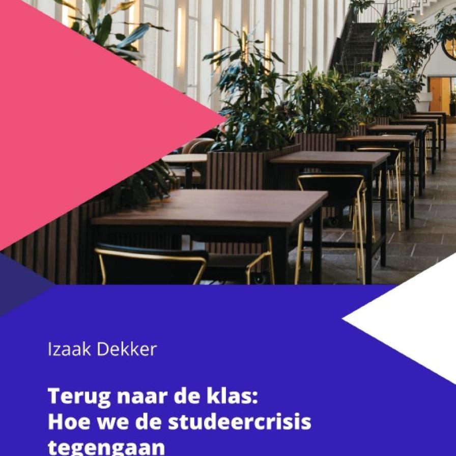 cover essay Izaak Dekker met lege tafels in Kohnstammhuis
