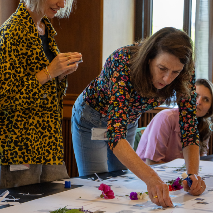 Foto van deelnemers tijdens de workshop